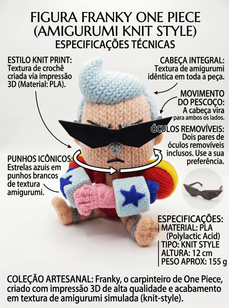 Franky One Piece Amigurumi